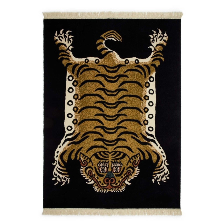 Furnishings House of Hackney Rugs | Saber Rug-Black