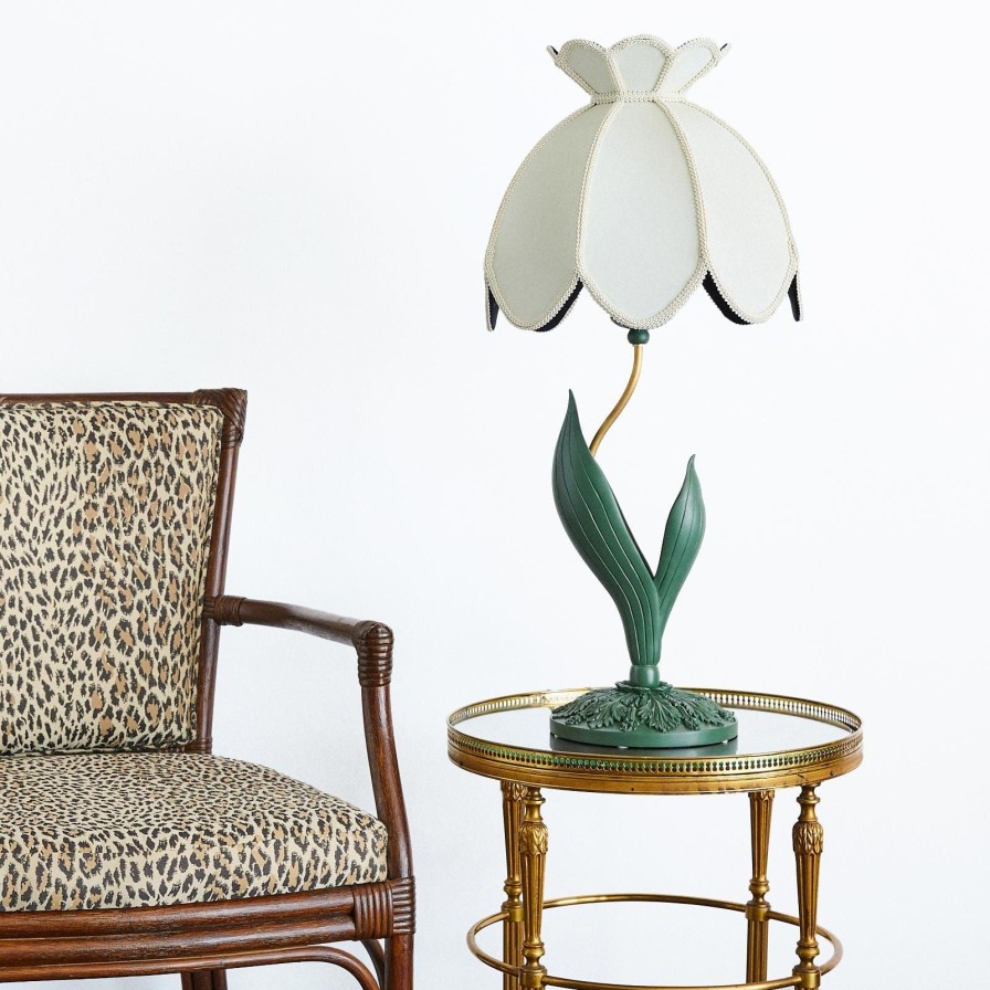 Accessories House of Hackney Lampshades | Galanthus Silk Table Lampshades-Ecru