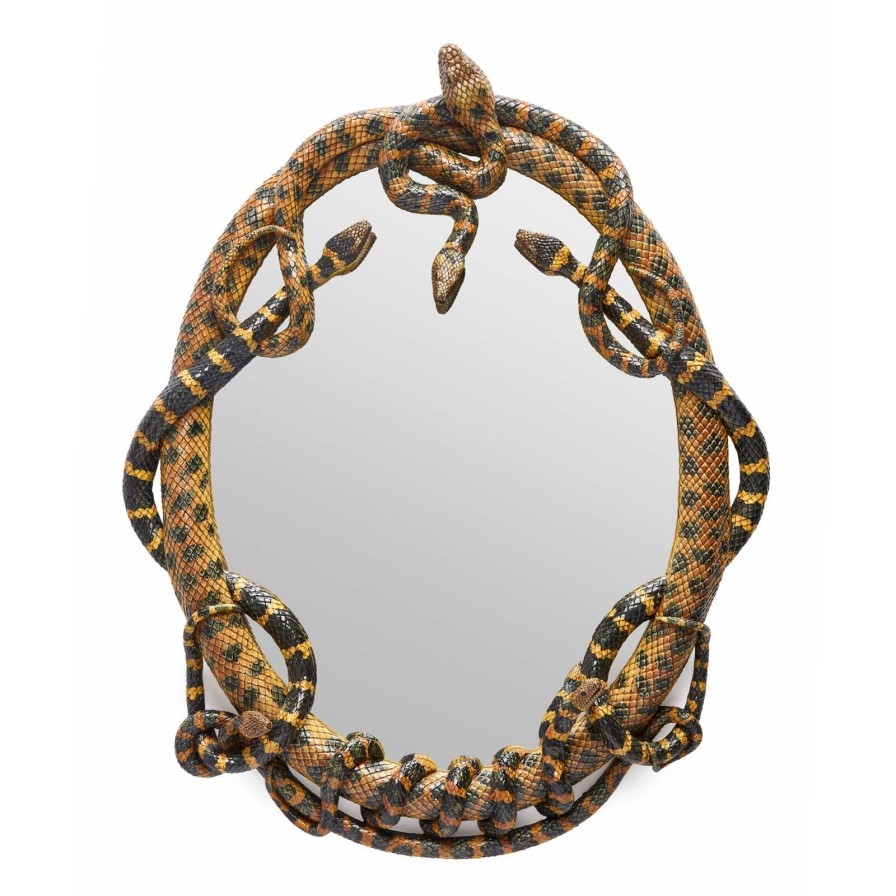 Accessories House of Hackney Mirrors | Serpentis Mirror-Ochre & Onyx