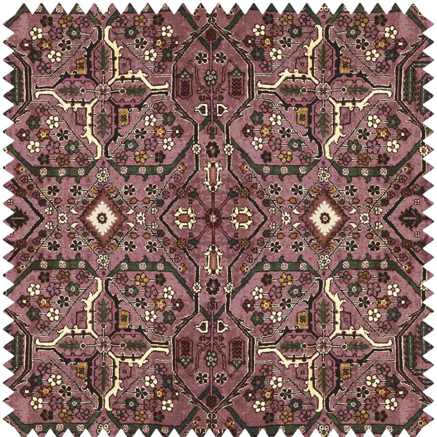 Fabric House of Hackney | Mey Meh Velvet Curtain-Blush