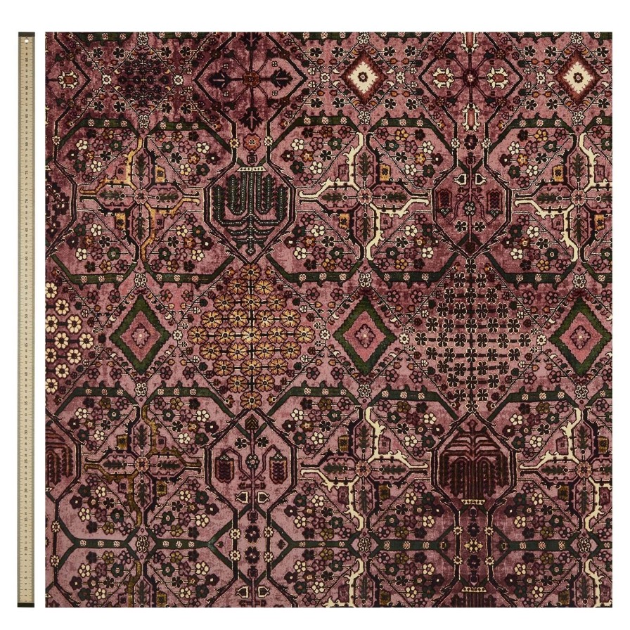 Fabric House of Hackney | Mey Meh Velvet Curtain-Blush
