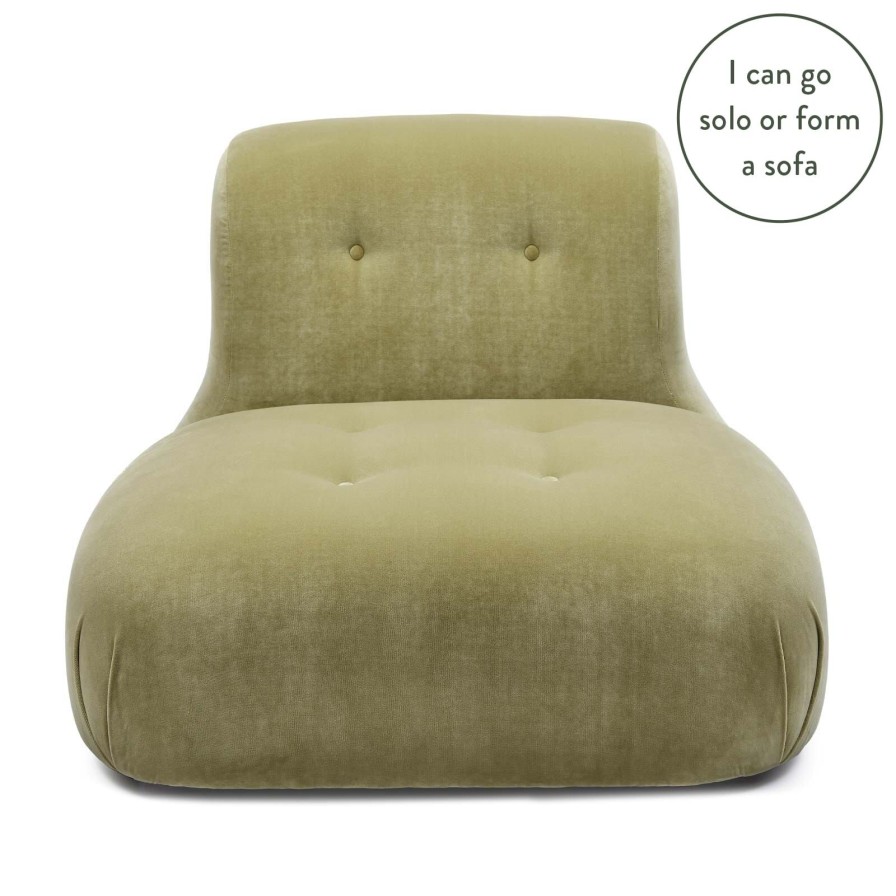 Furnishings House of Hackney Castle Chairs | Castle Chair Velvet-Lichen