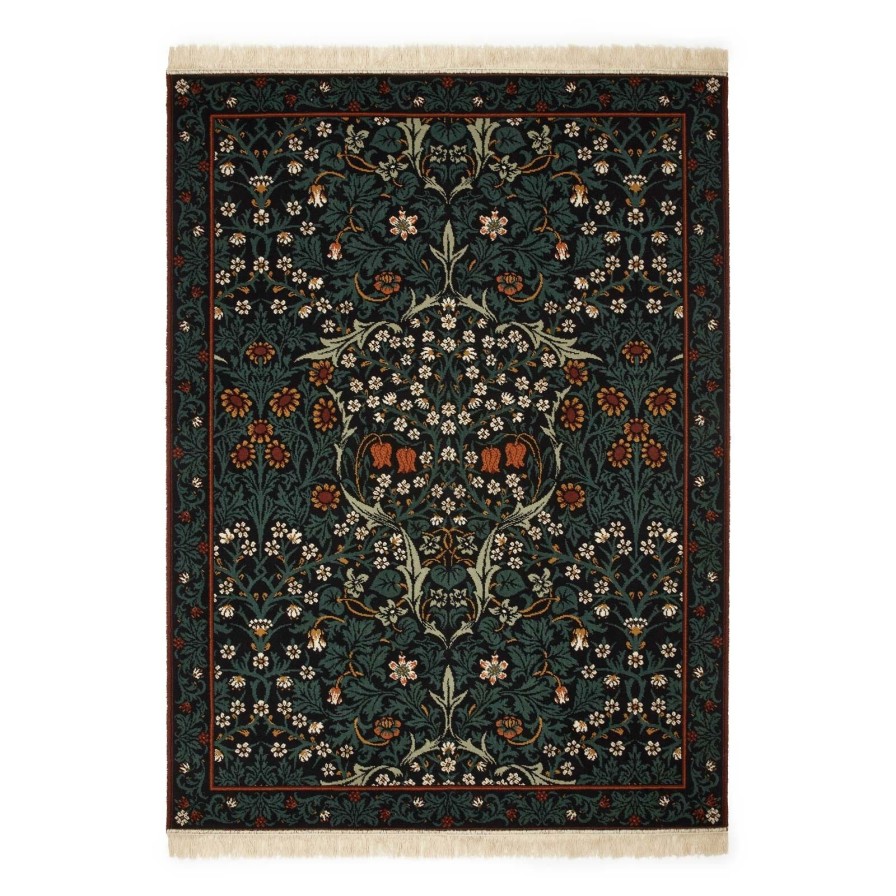 Furnishings House of Hackney Rugs | Blackthorn Rug-Petrol