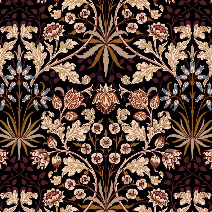 Wallpaper House of Hackney | Hyacinth Wallpaper-Black
