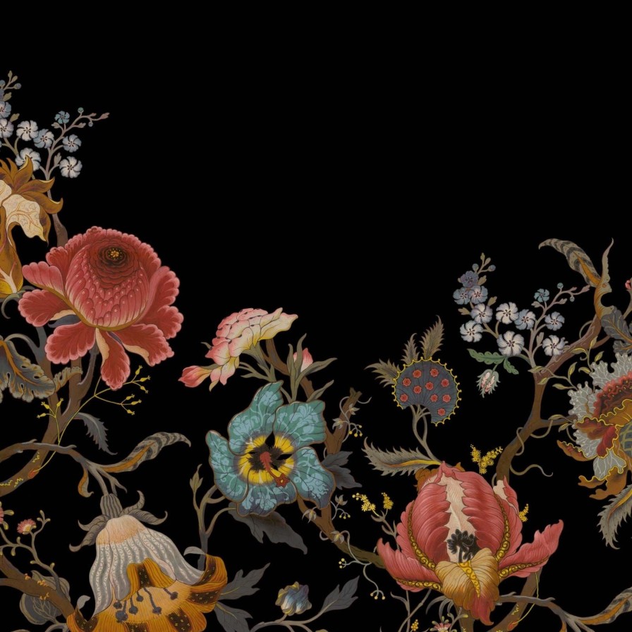 Wallpaper House of Hackney | Artemis Climbing Walls Wallpaper-Black