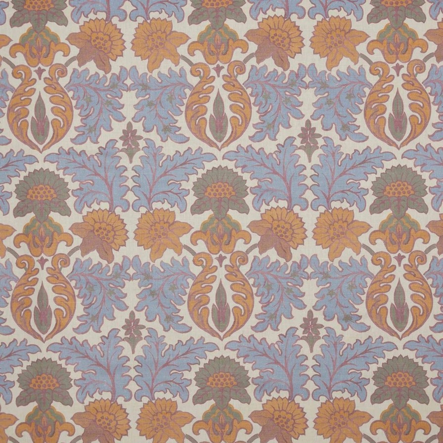 Fabric House of Hackney | Emania Cotton Linen Blind-Azurite