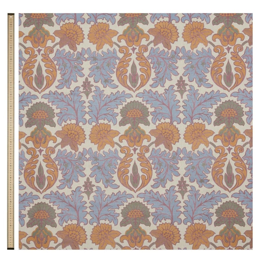 Fabric House of Hackney | Emania Cotton Linen Blind-Azurite